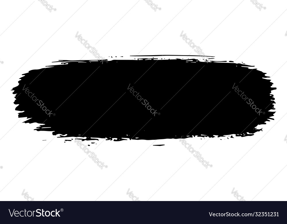 Artistic paint stroke Royalty Free Vector Image