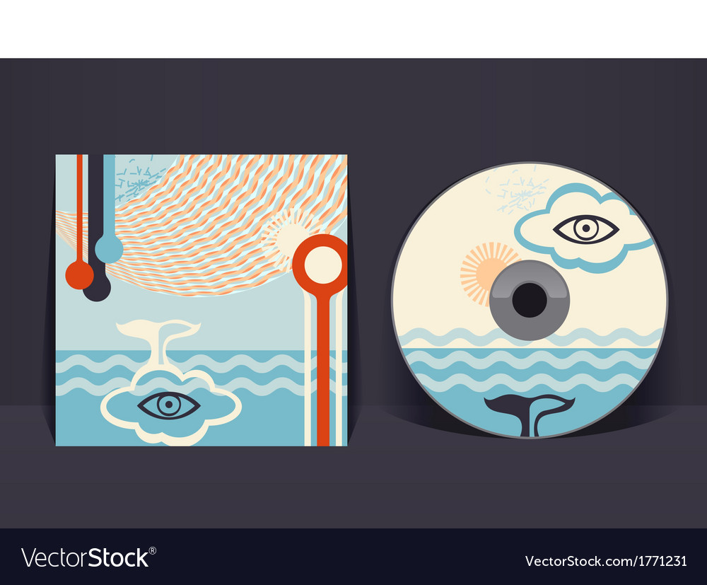 cd-cover-design-template-eps-10-transparencies-vector-image