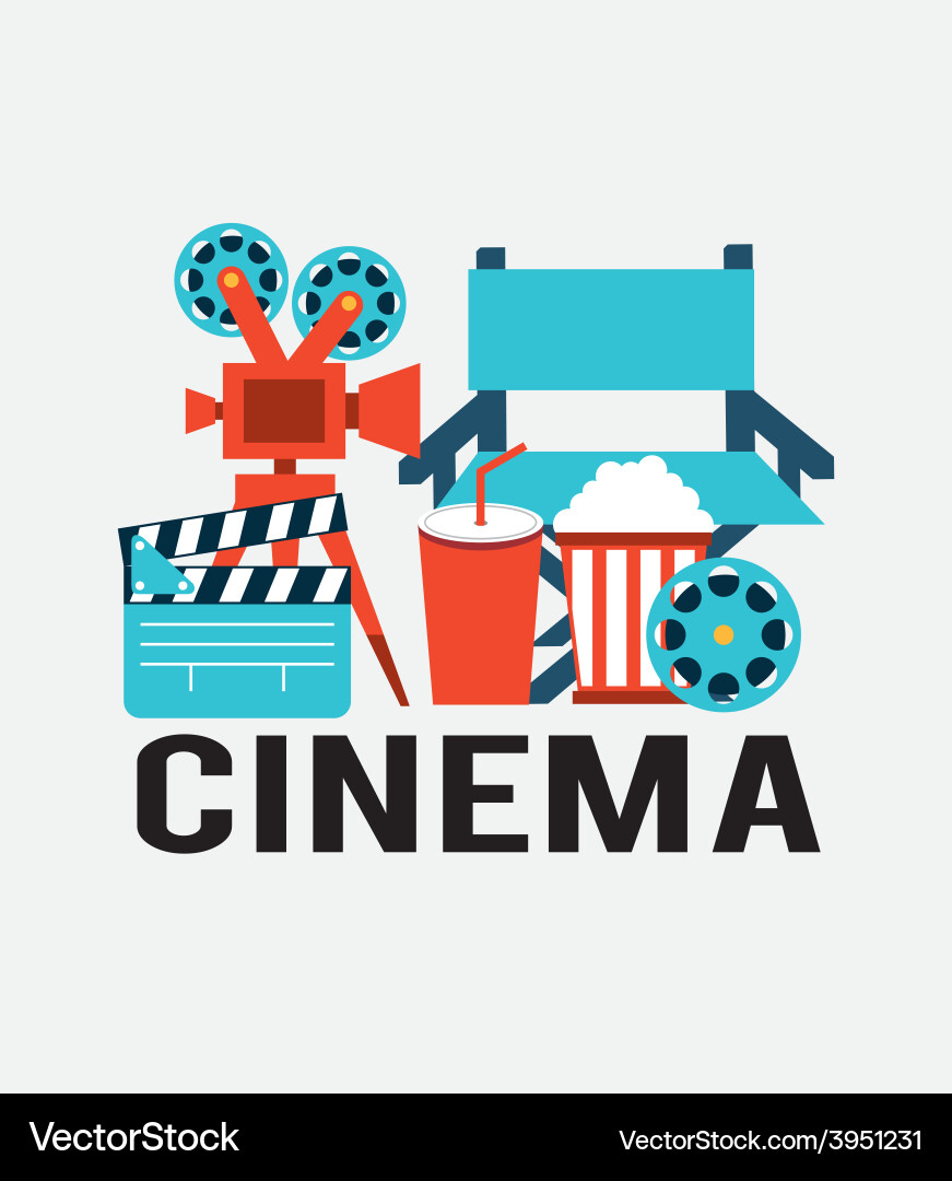 Cinema concept Royalty Free Vector Image - VectorStock