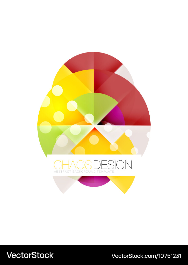 Circle abstract background Royalty Free Vector Image
