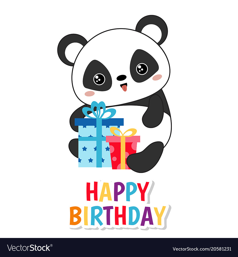 Panda bear Royalty Free Vector Image - VectorStock