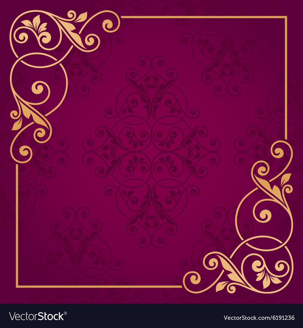 Floral greeting card Royalty Free Vector Image