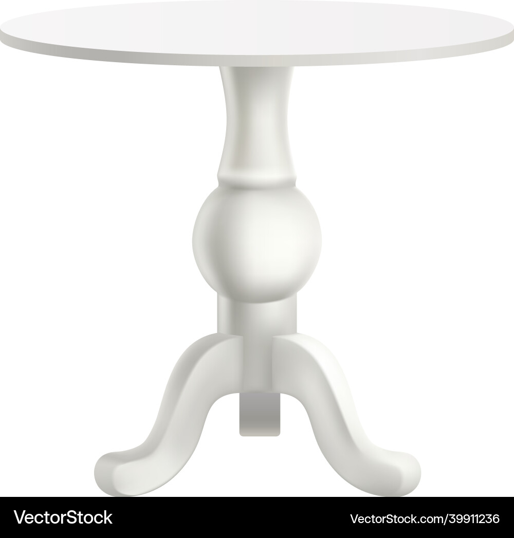 Table realistic icon Royalty Free Vector Image