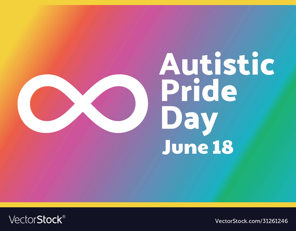 Autistic Pride Day June 18 Holiday Concept Vector Image 7676