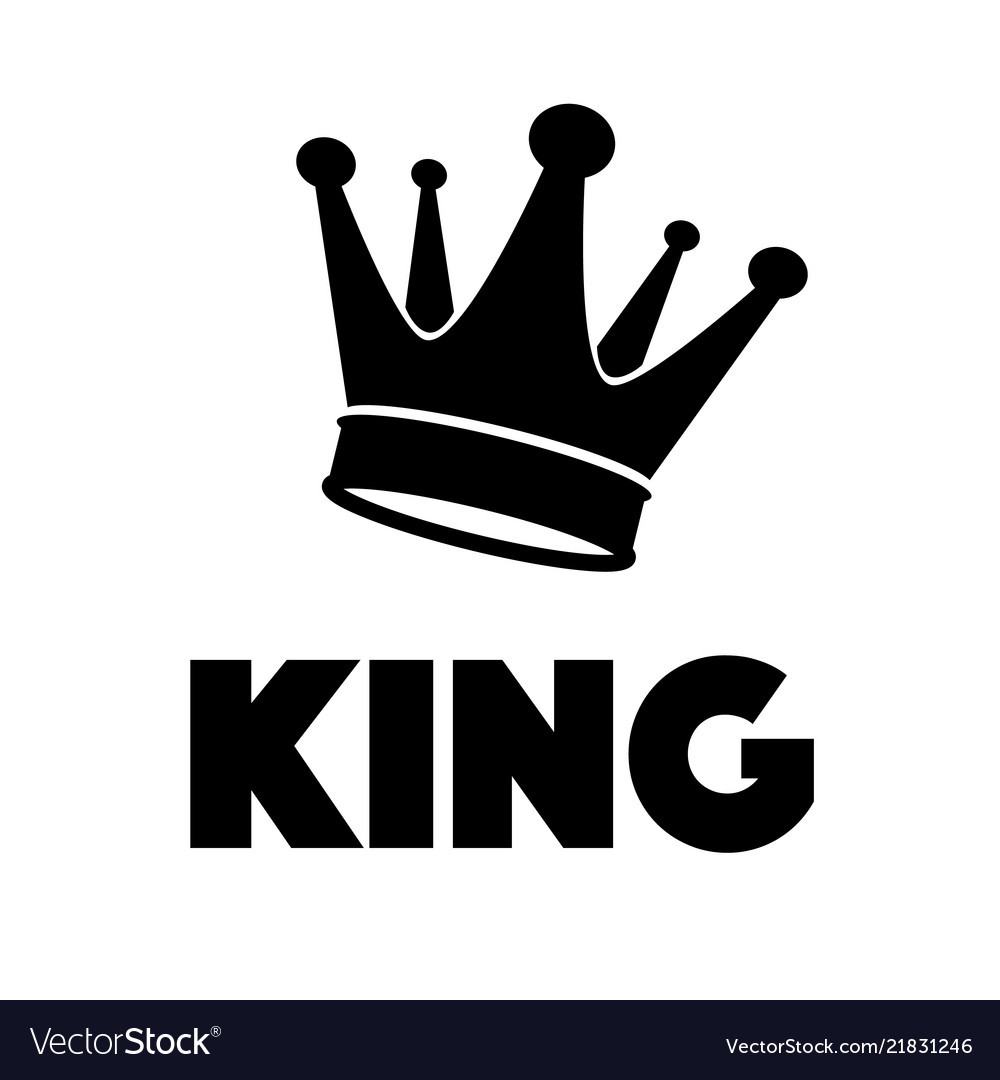 Download Crown king 10 eps logo icon Royalty Free Vector Image