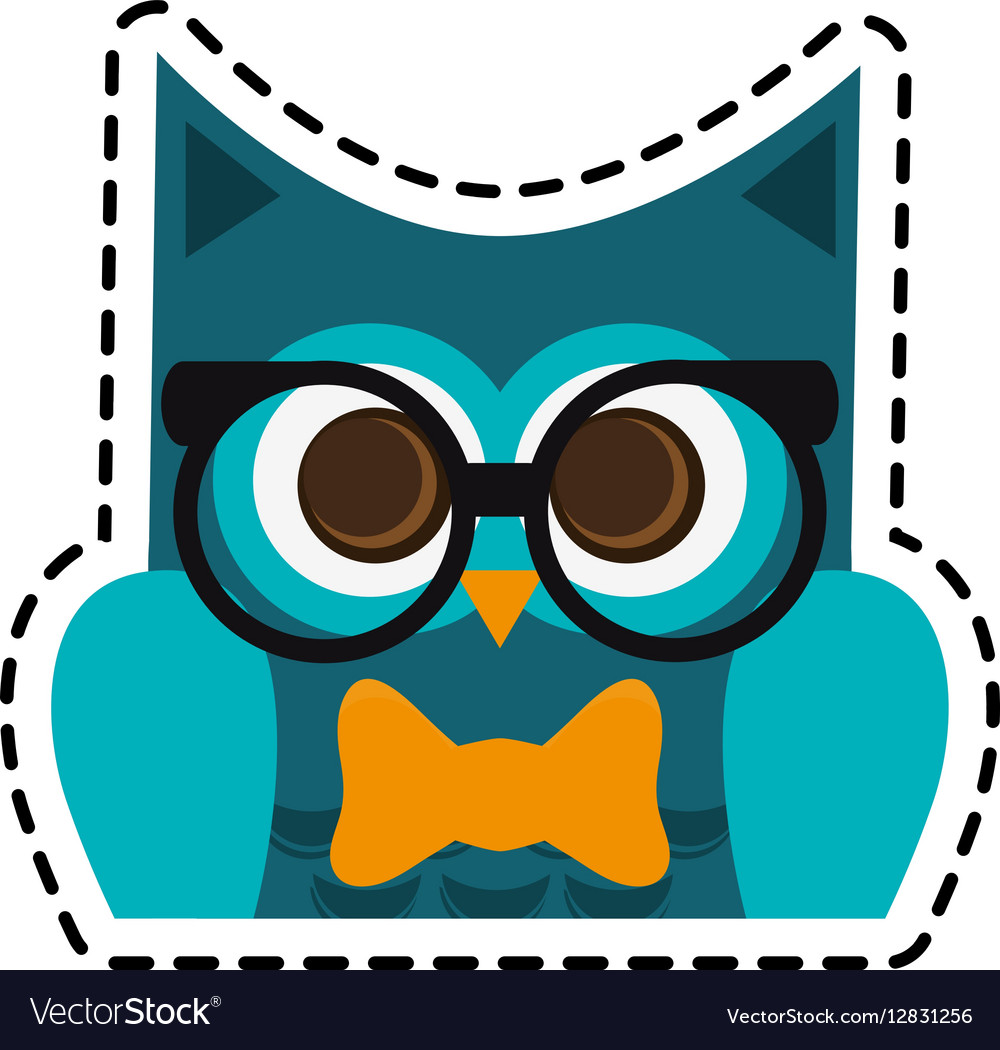 Owl cartoon icon Royalty Free Vector Image - VectorStock