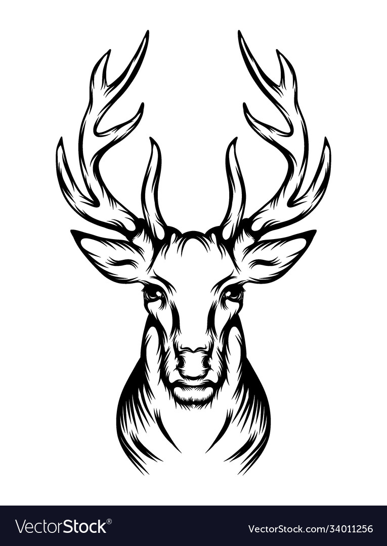 Top 149+ dark deer tattoo latest - vova.edu.vn