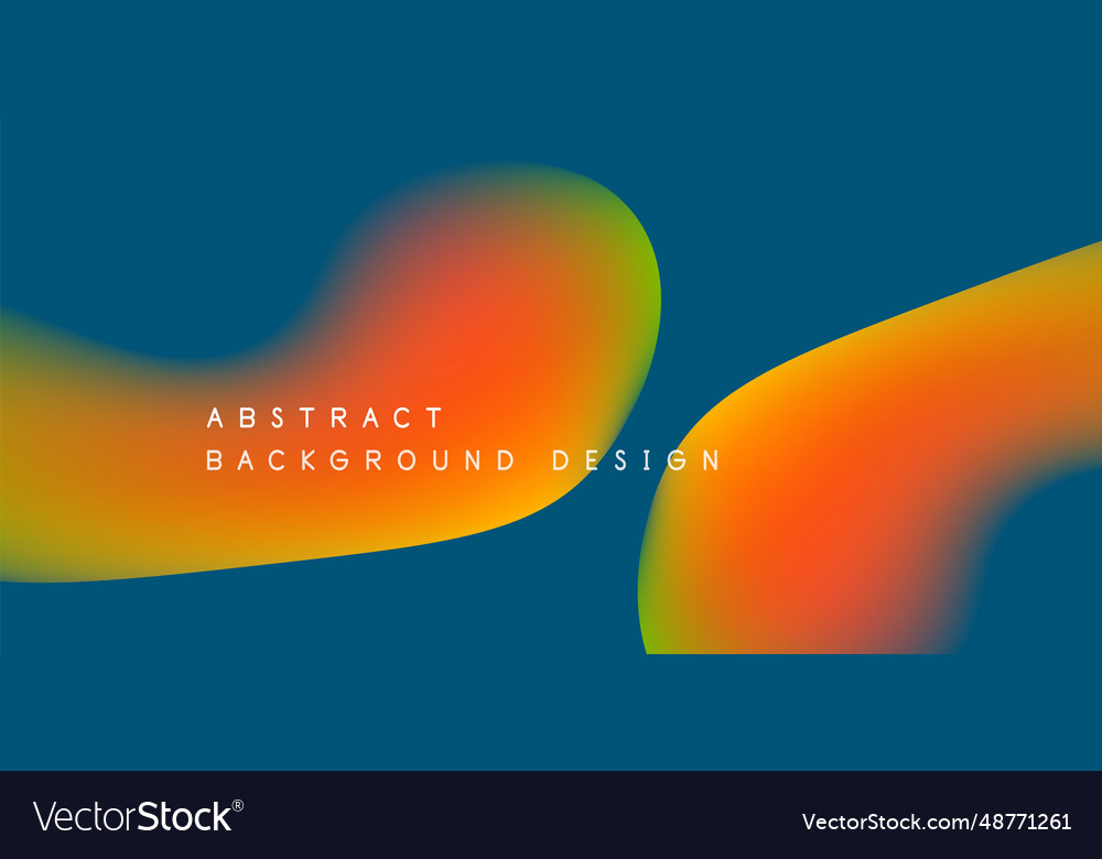 Fluid Geometric Background Featuring Royalty Free Vector