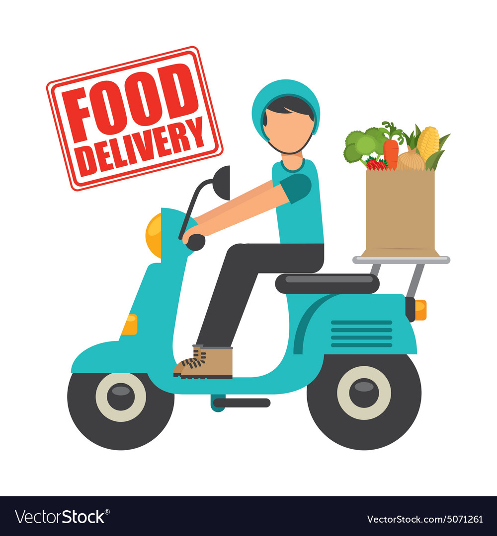 Food Delivery Royalty Free Vector Image VectorStock