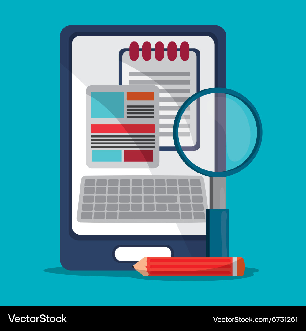 Process icons design Royalty Free Vector Image