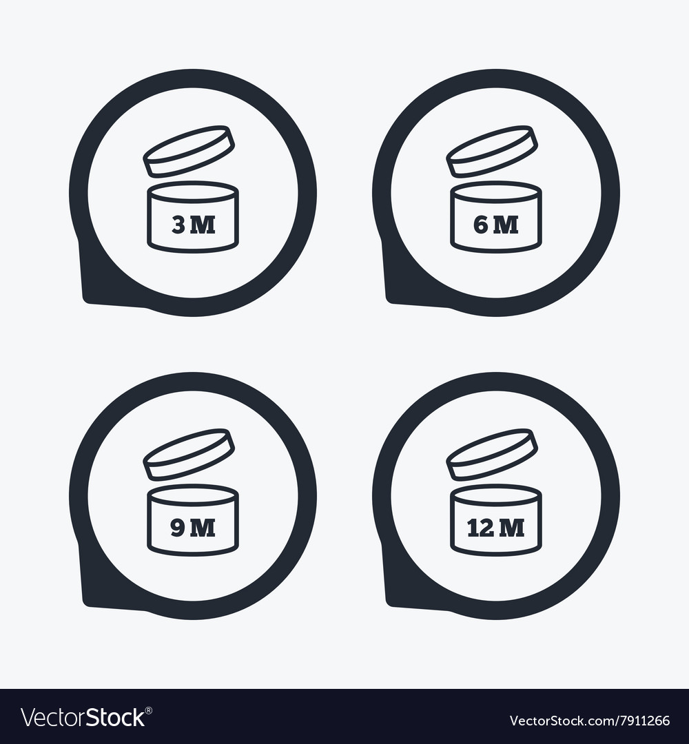 after-opening-use-icons-expiration-date-product-vector-image