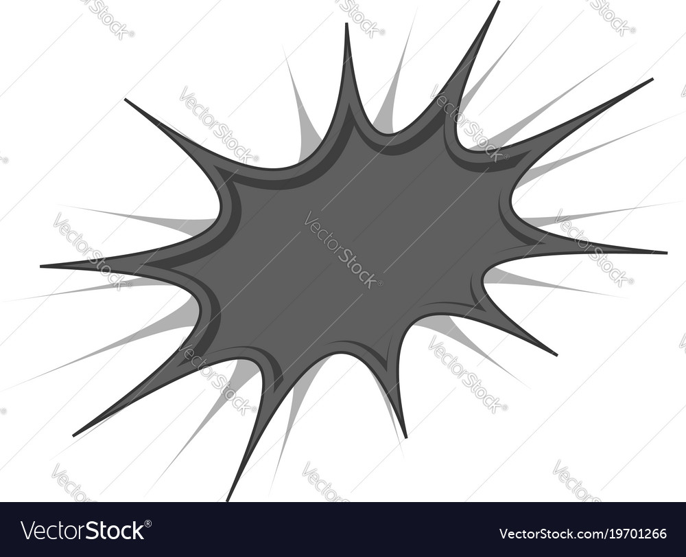 Burst icon monochrome Royalty Free Vector Image