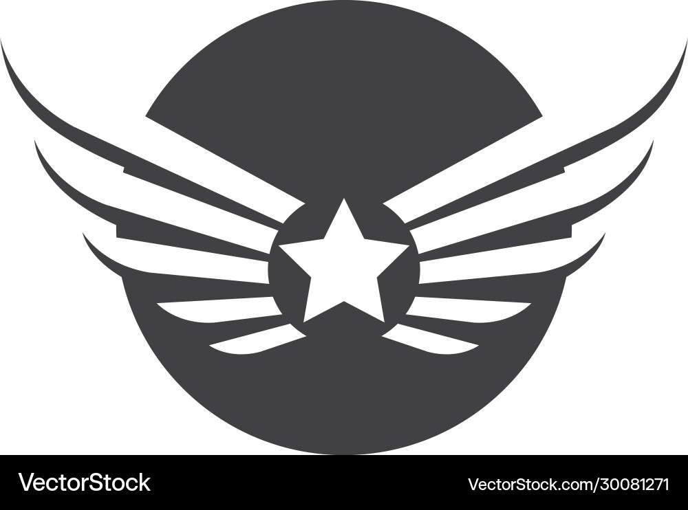 Wing icon Royalty Free Vector Image - VectorStock