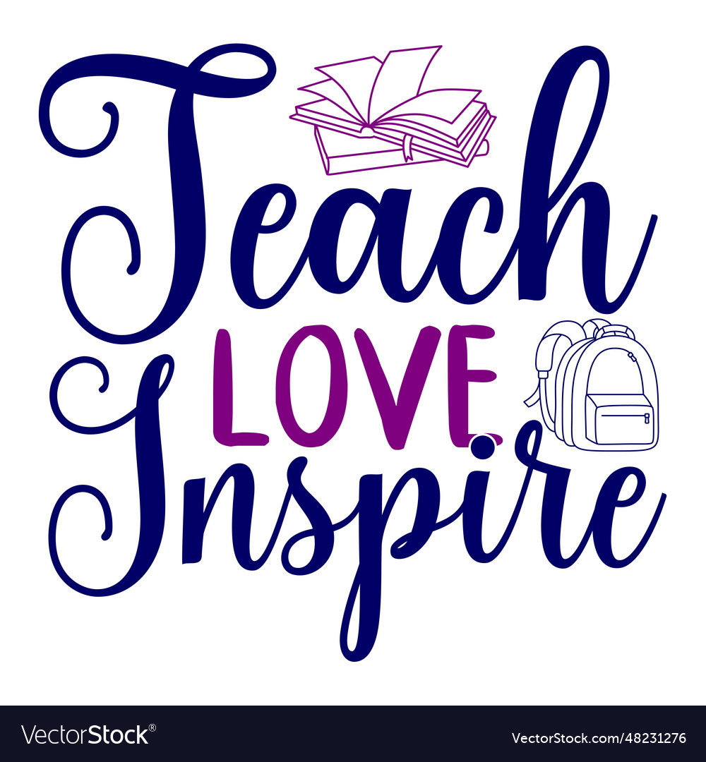 Back to school shirt teacher gift Royalty Free Vector Image