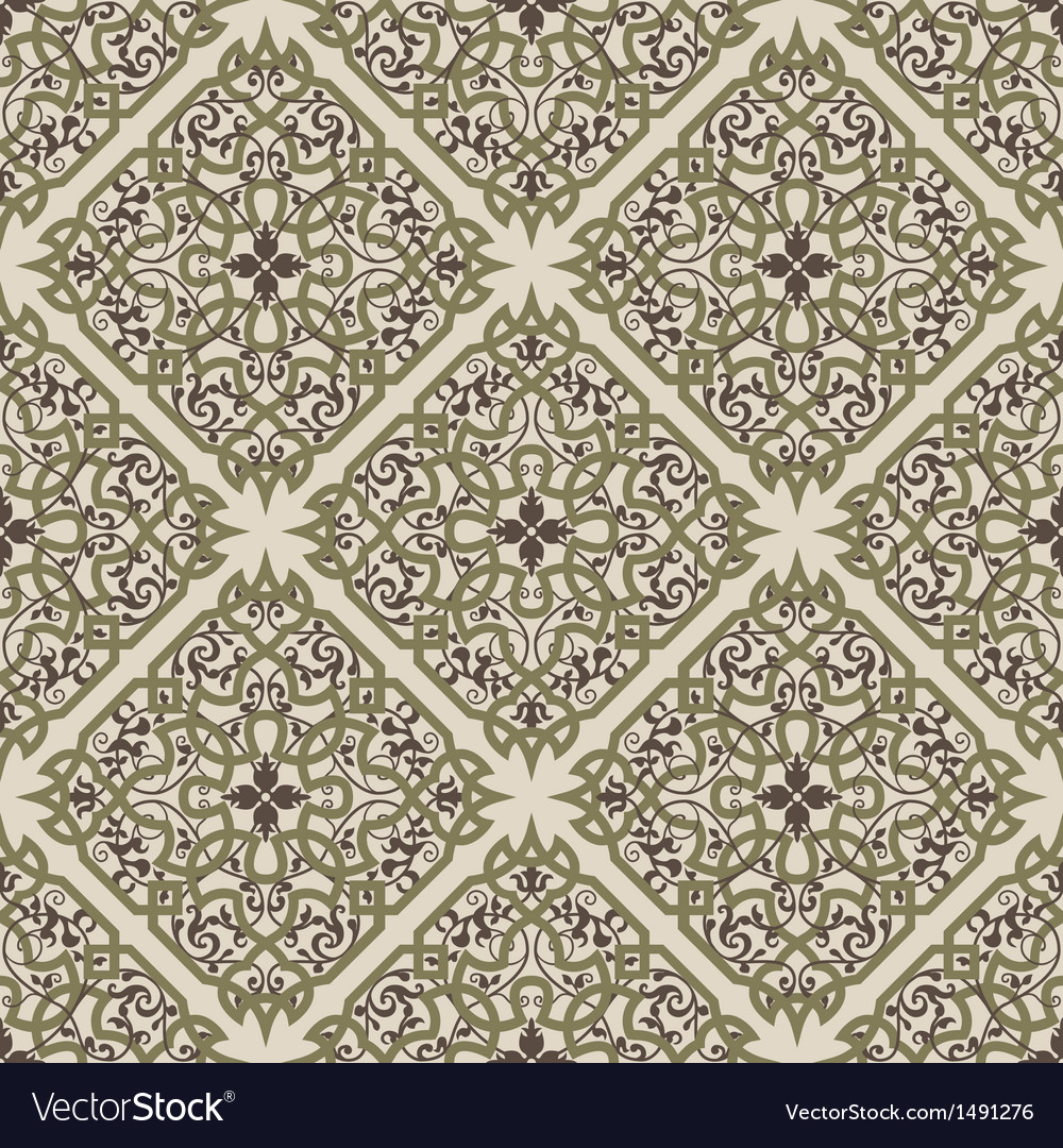 Classic vintage seamless pattern Royalty Free Vector Image