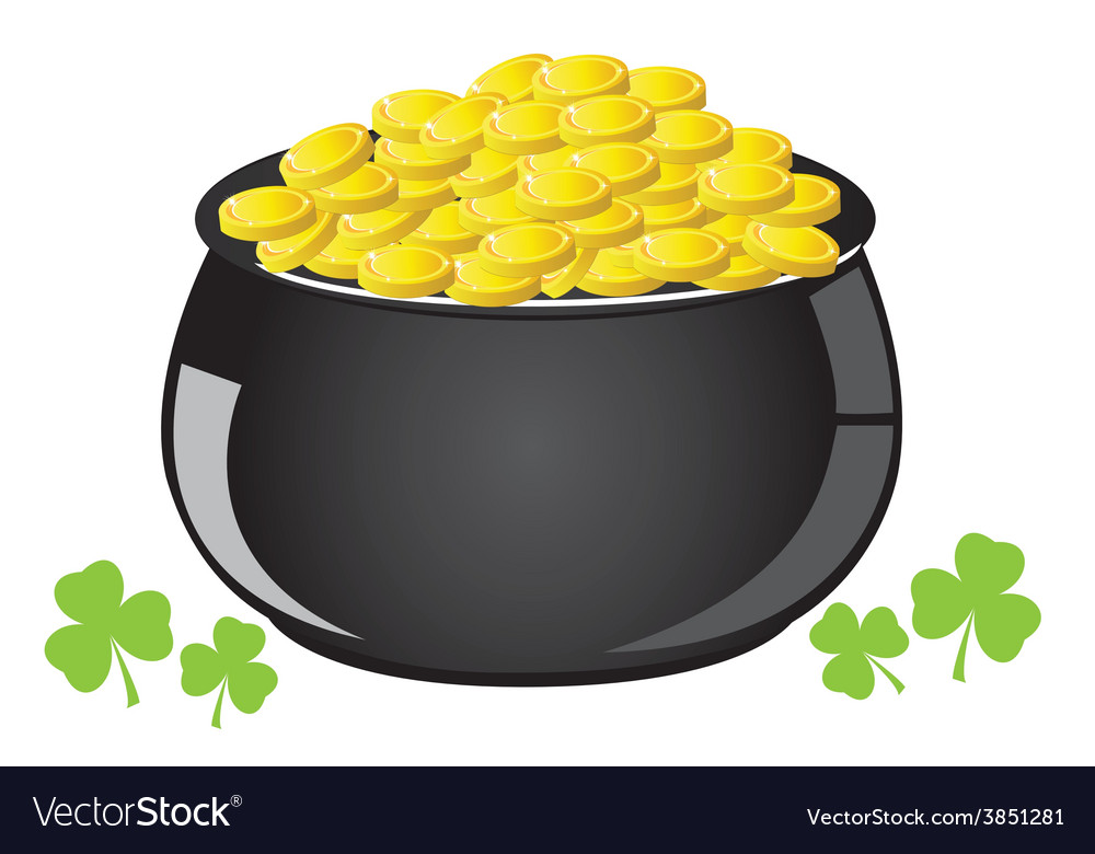 Golden coin Royalty Free Vector Image - VectorStock