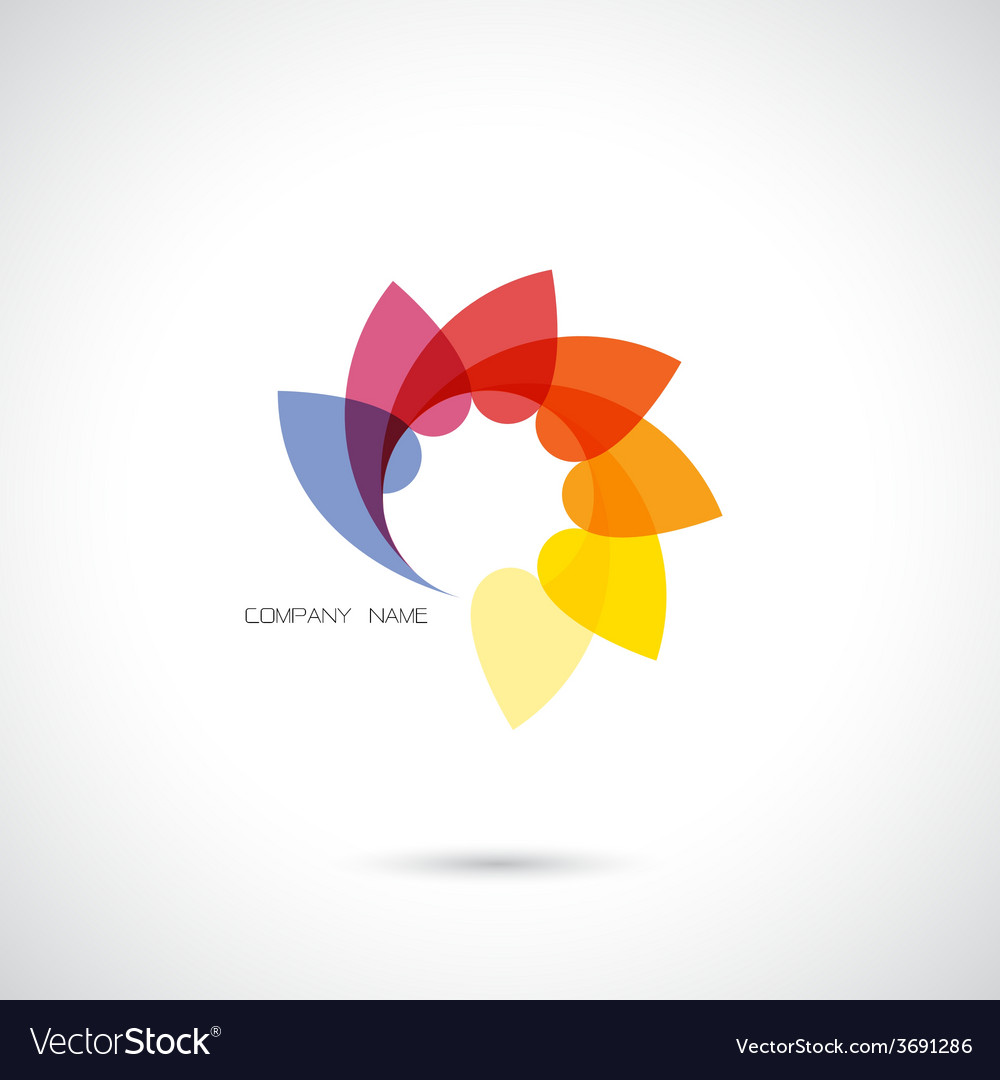 Creative Abstract Logo Design Template Royalty Free Vector