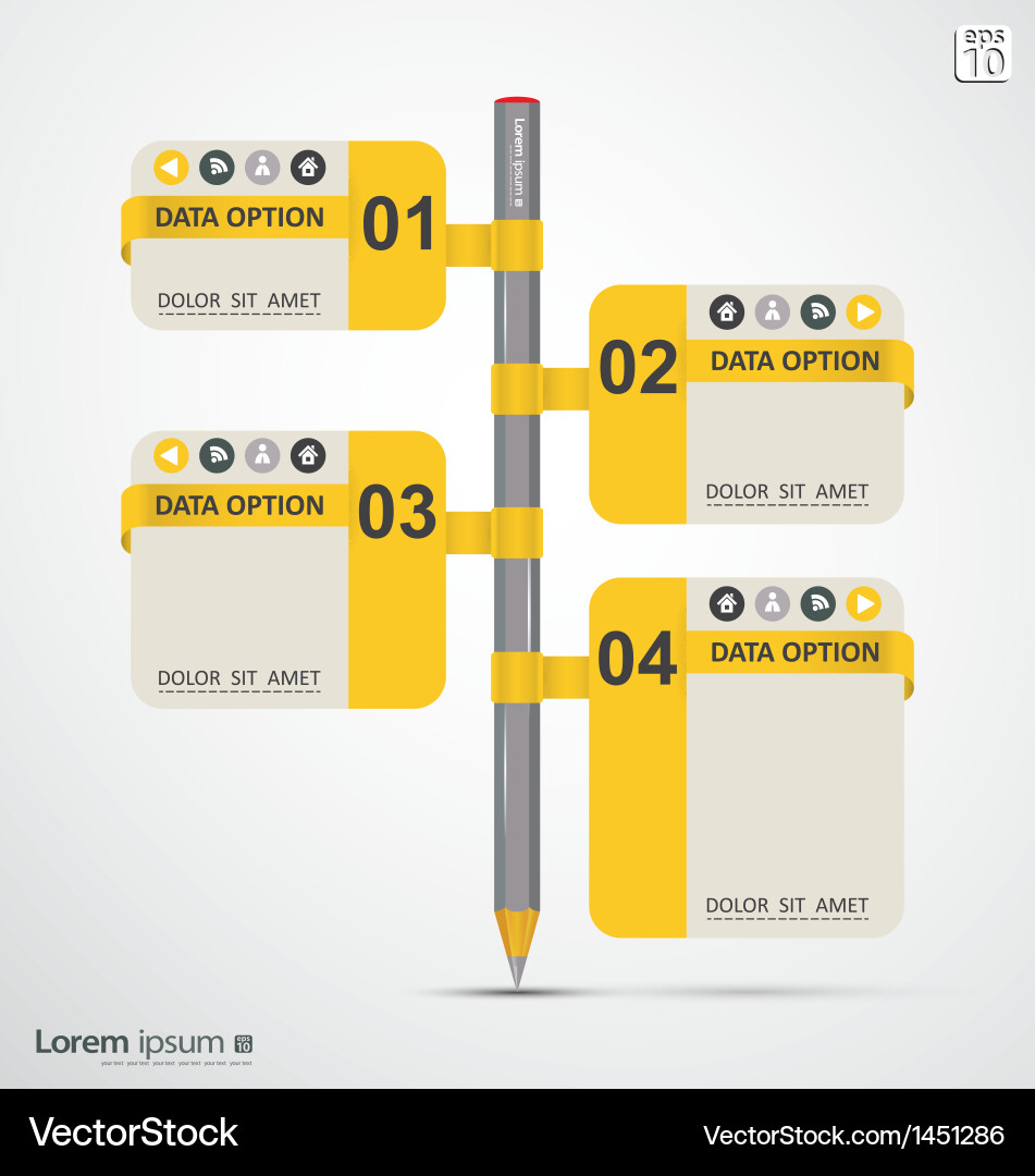 Modern Clean Program Guide Layout Modern clean template Royalty Free Vector Image
