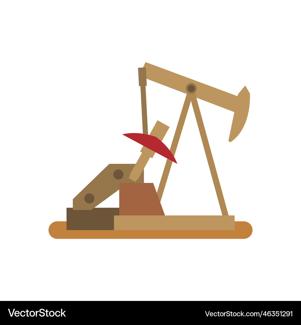 Stock Vector Rigs Oil rig isolated Royalty Free Vector Image - VectorStock