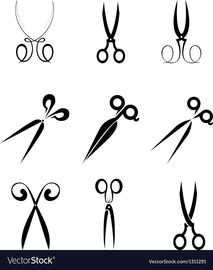 Scissors stylization