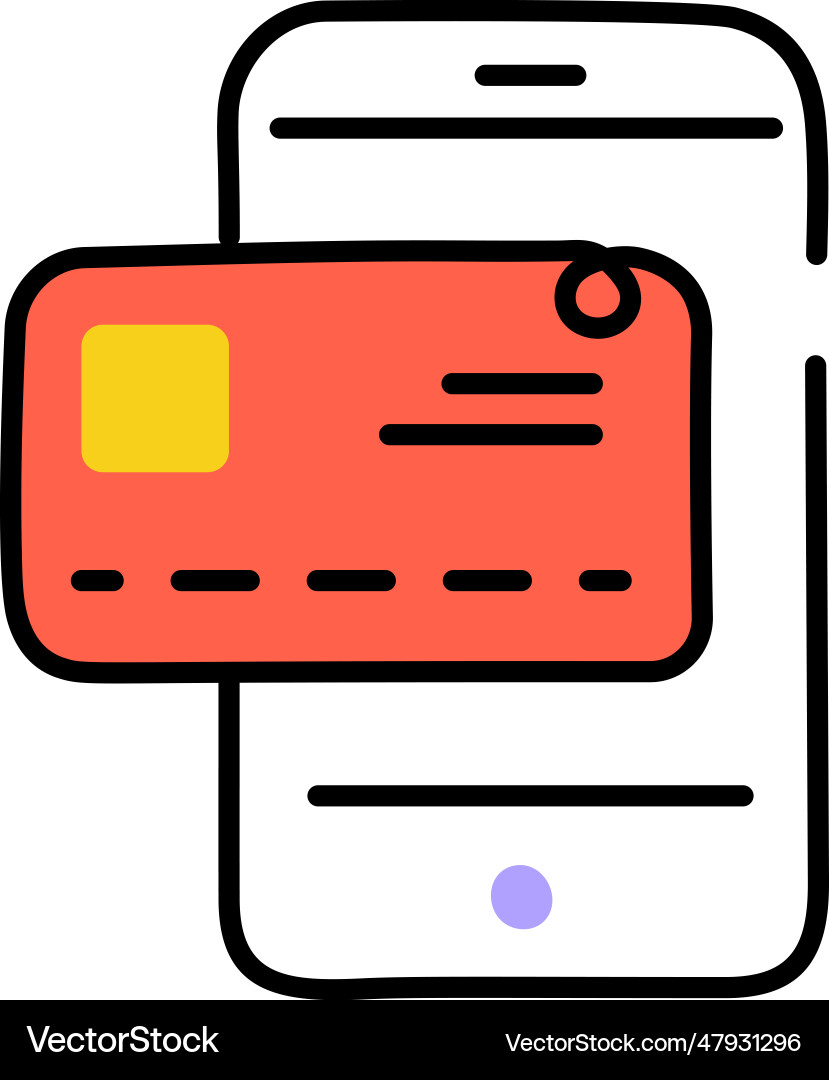 Banking app Royalty Free Vector Image - VectorStock