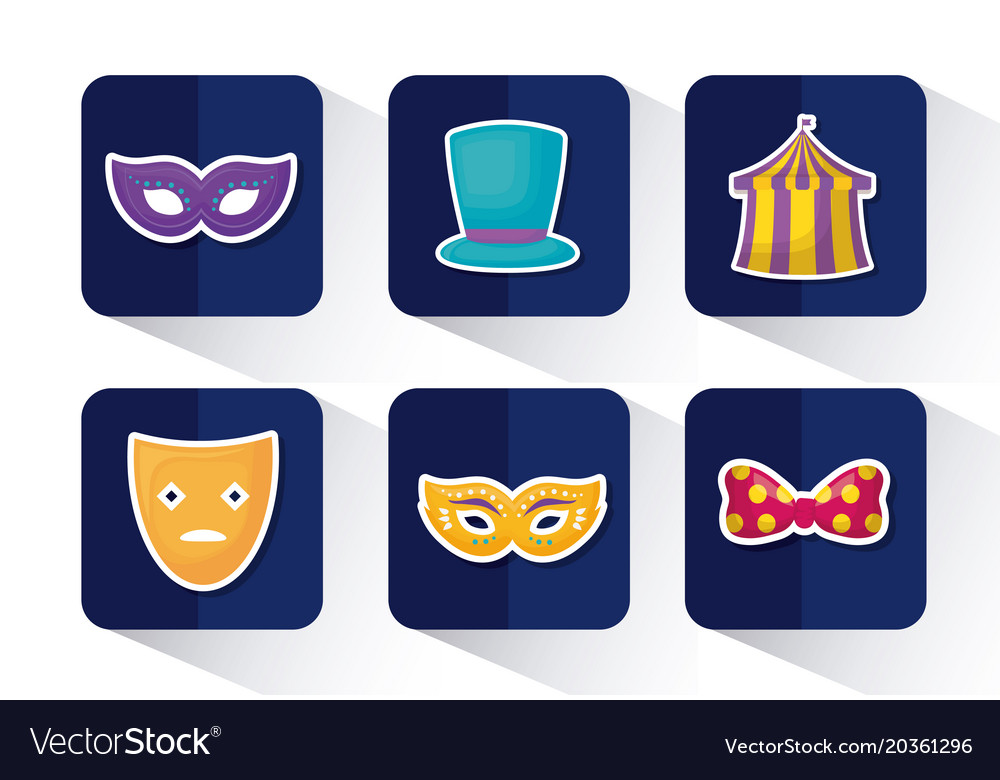 Carnival circus design Royalty Free Vector Image