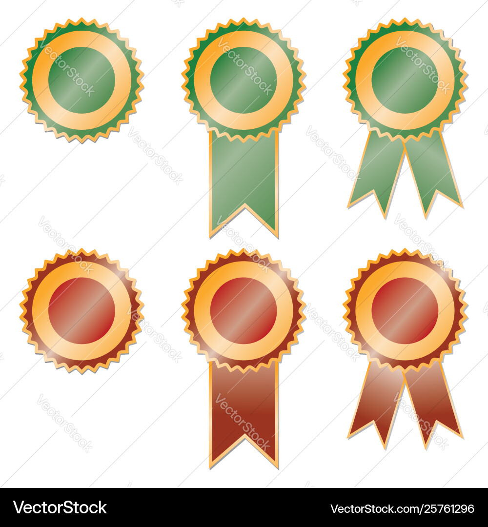 Ribbons Royalty Free Vector Image - VectorStock