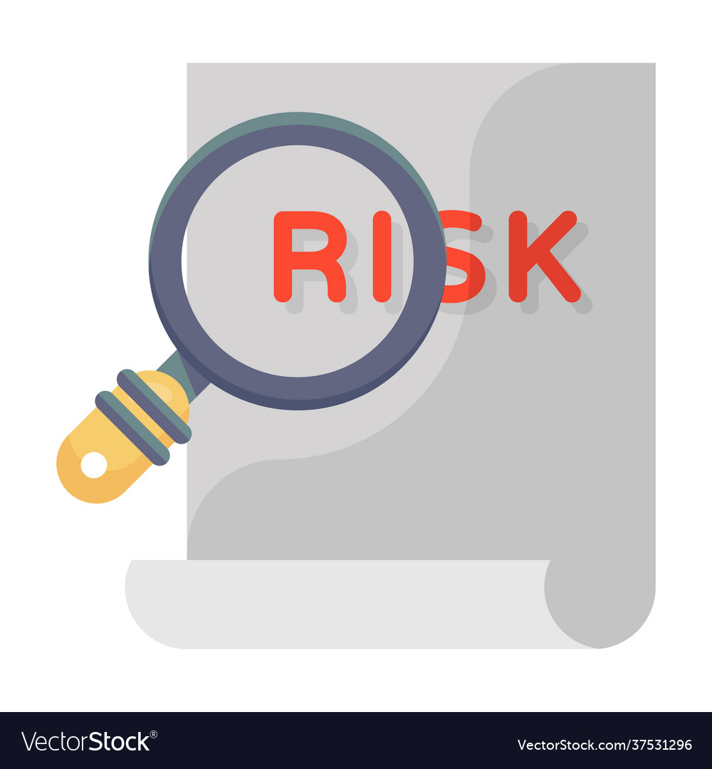 Risk Assessment Royalty Free Vector Image Vectorstock 5540