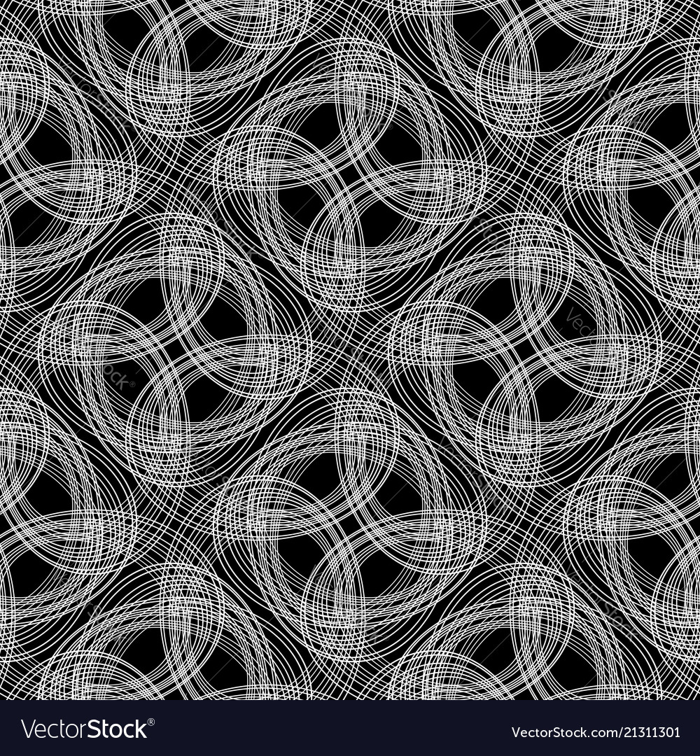 Design seamless monochrome decorative pattern Vector Image