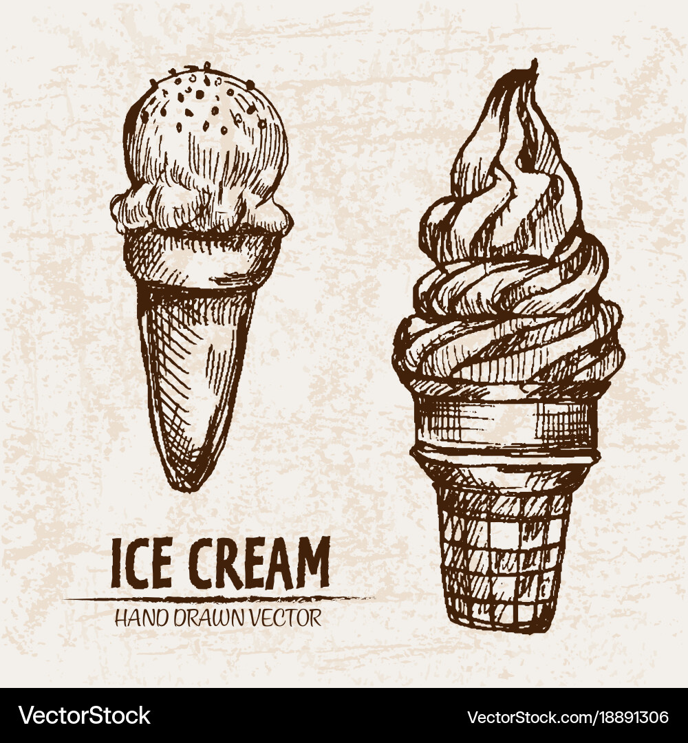 Digital detailed line art ornamented ice Vector Image