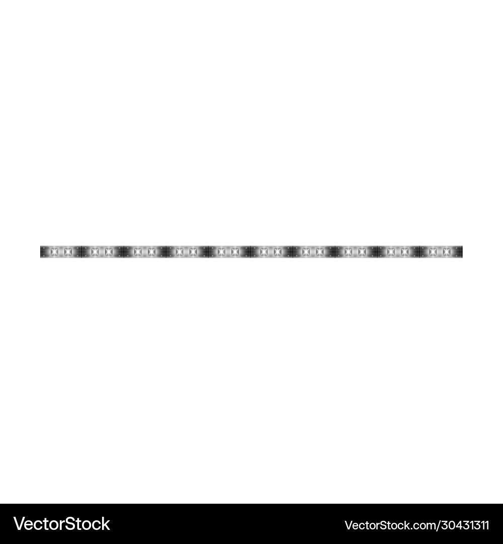 Led light icon realistic Royalty Free Vector Image