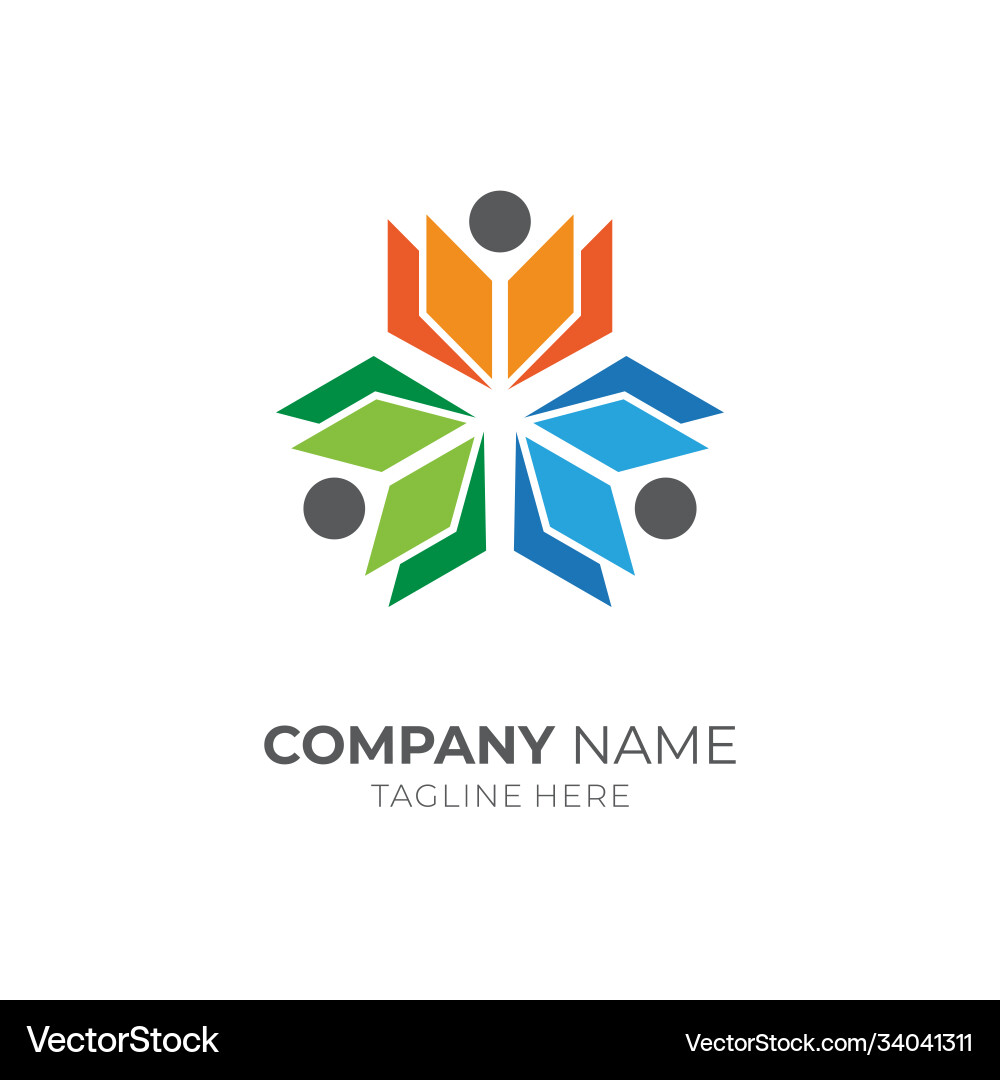 Reader group logo Royalty Free Vector Image - VectorStock