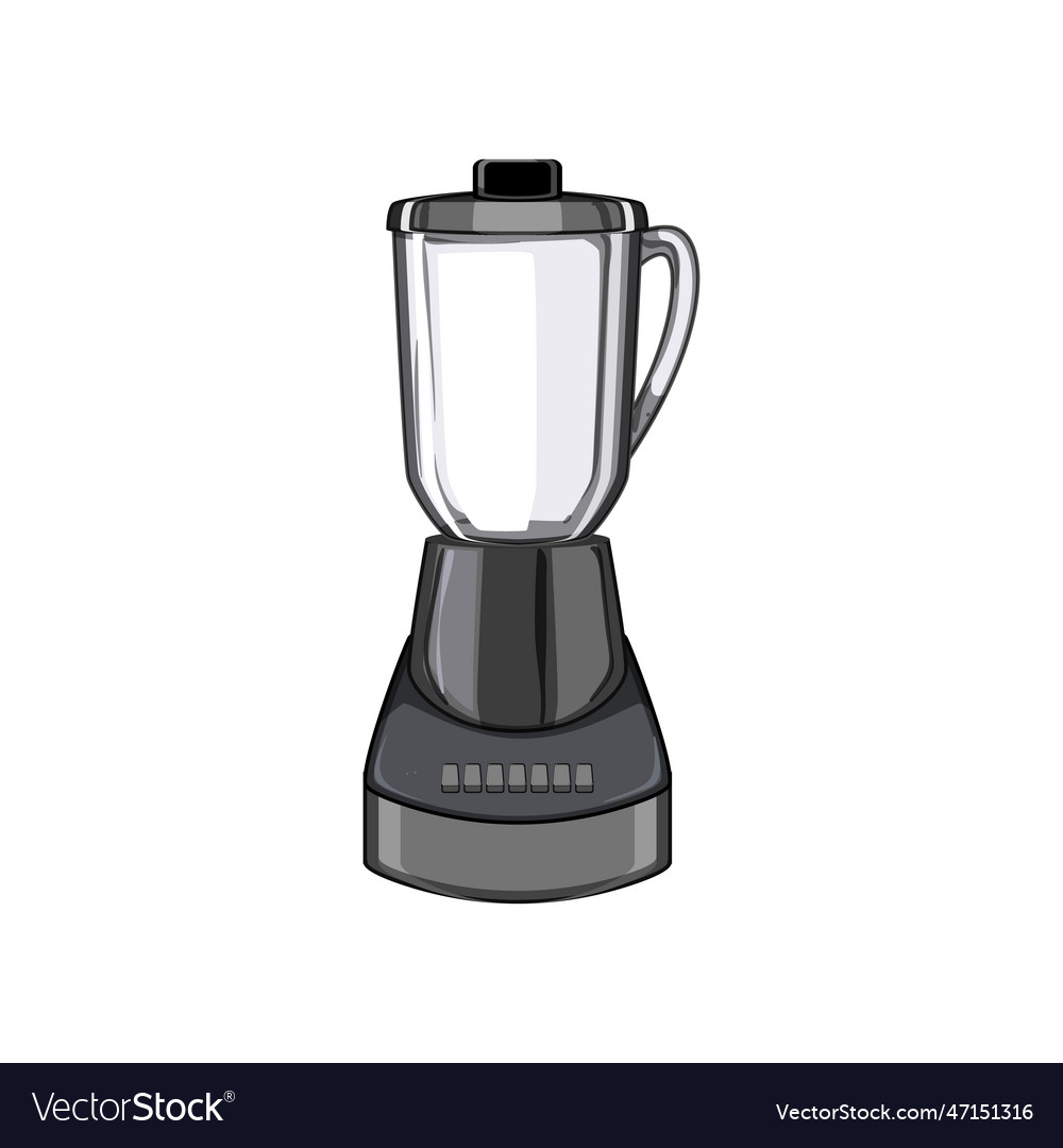 Food blender kitchen cartoon Royalty Free Vector Image