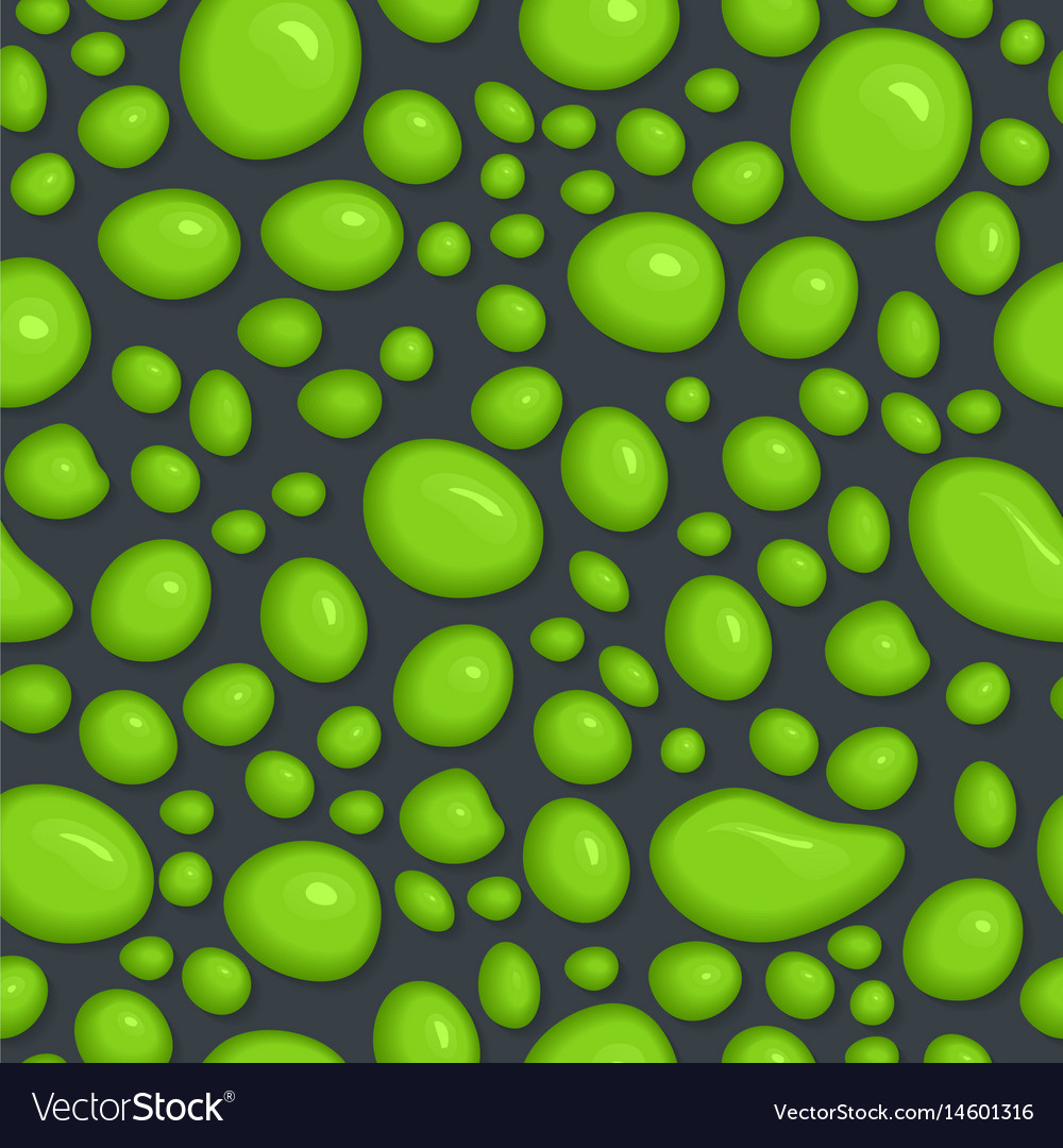 Seamless pattern of slime drops Royalty Free Vector Image