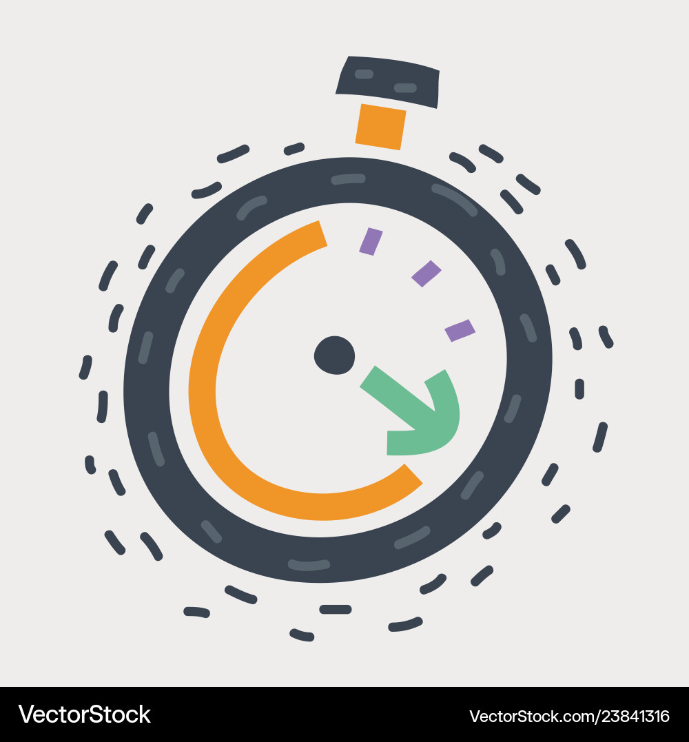 Stopwatch icon Royalty Free Vector Image - VectorStock