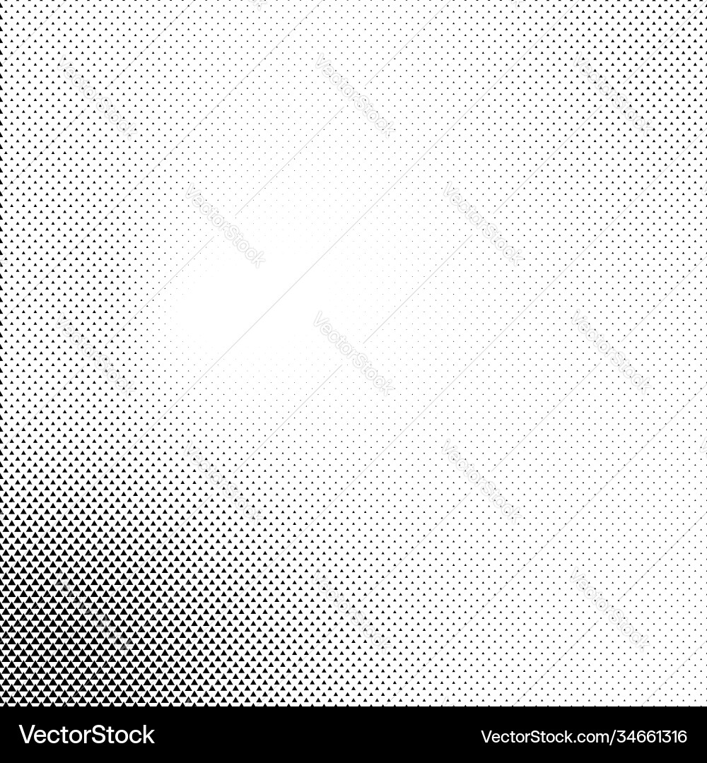 Triangles halftone triangle geometric background Vector Image