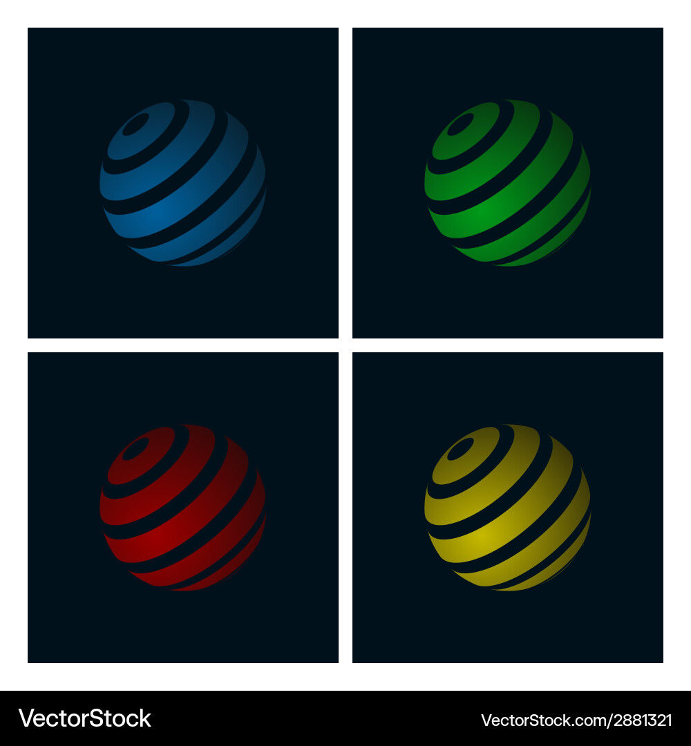 Abstract globe Royalty Free Vector Image - VectorStock
