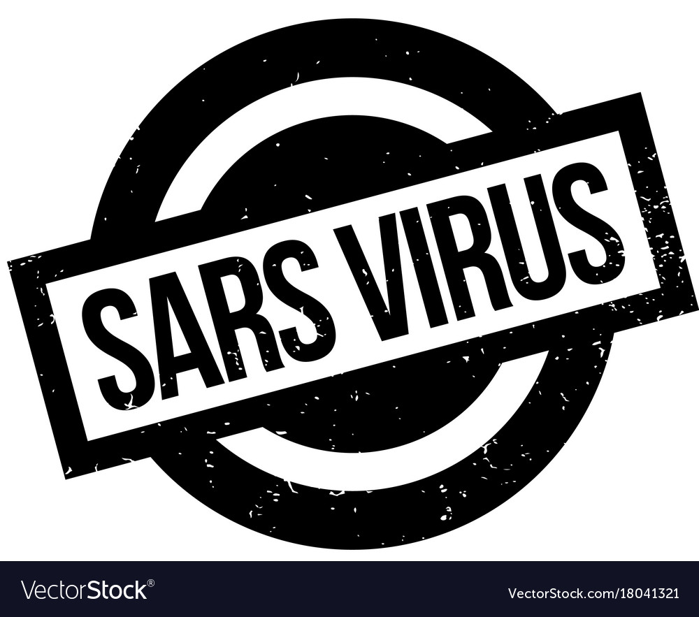 Sars virus rubber stamp Royalty Free Vector Image