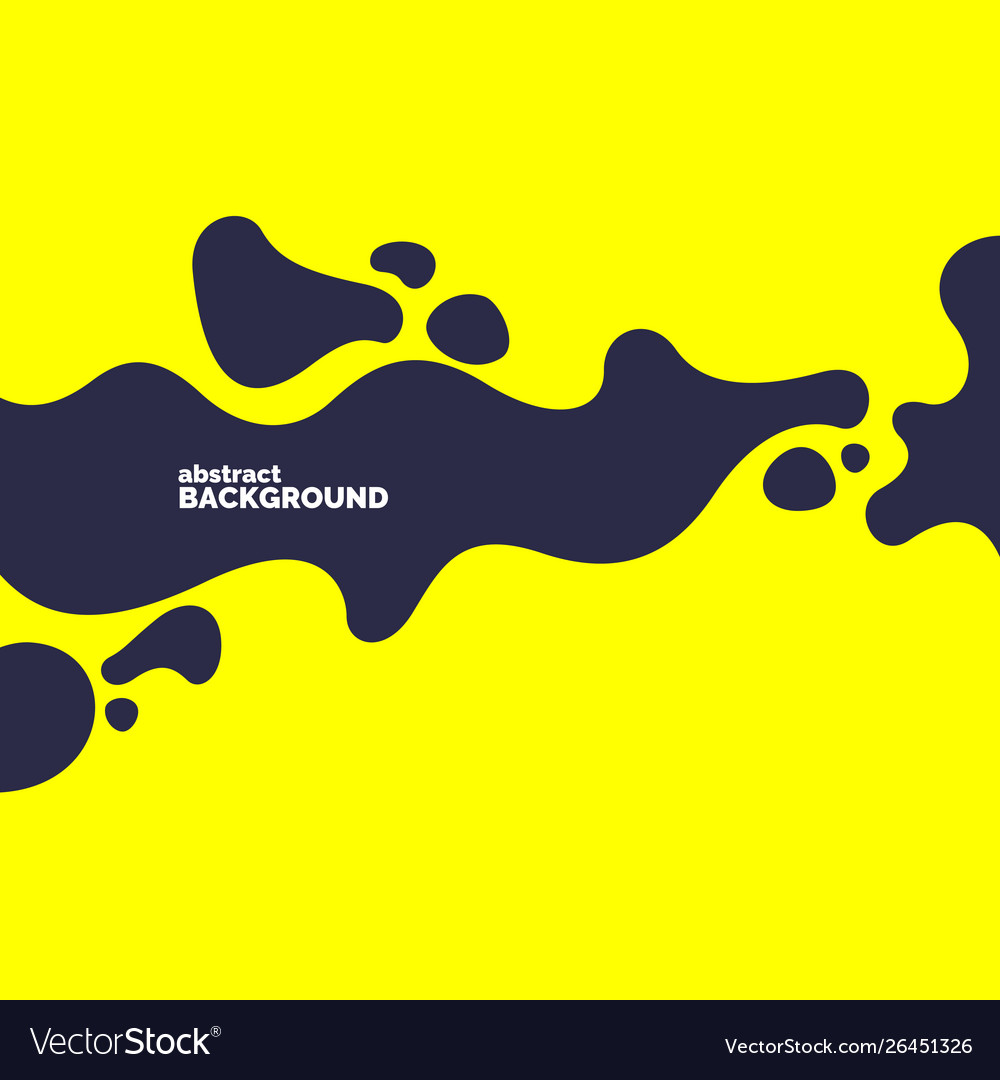 Bright poster with dynamic waves Royalty Free Vector Image