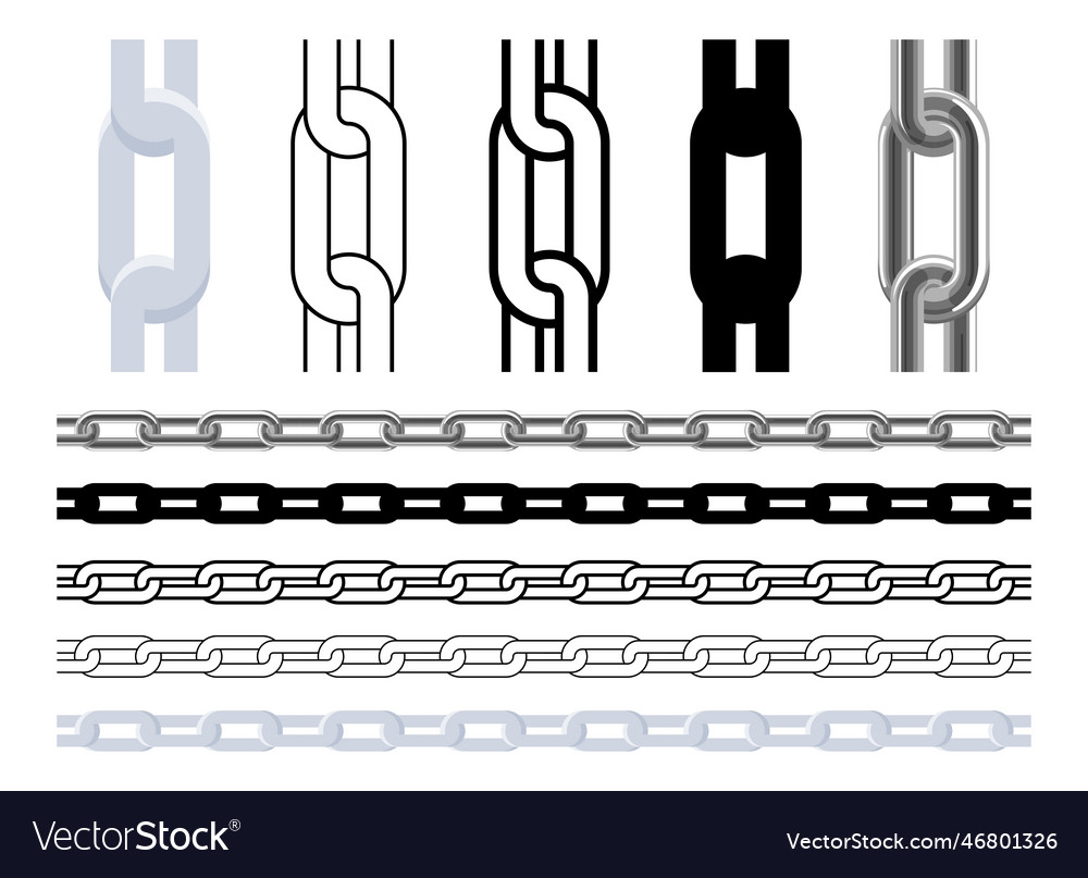 Chain design isolated on white background Vector Image