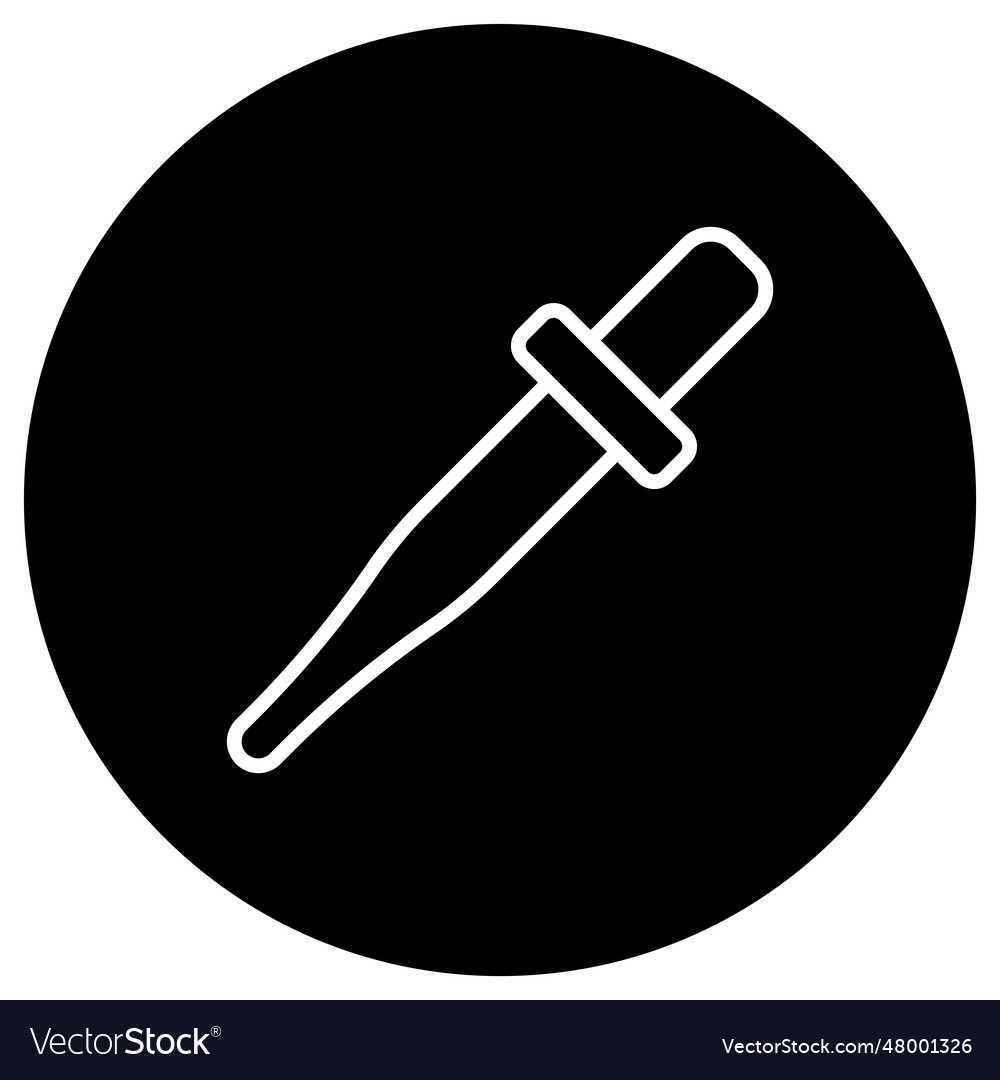 Pipette icon Royalty Free Vector Image - VectorStock