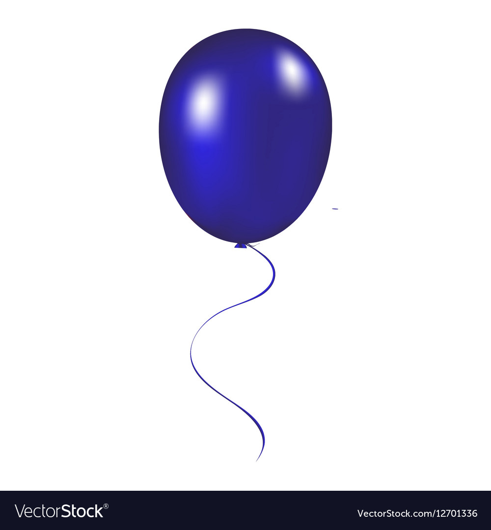 Balloon on a white background Royalty Free Vector Image