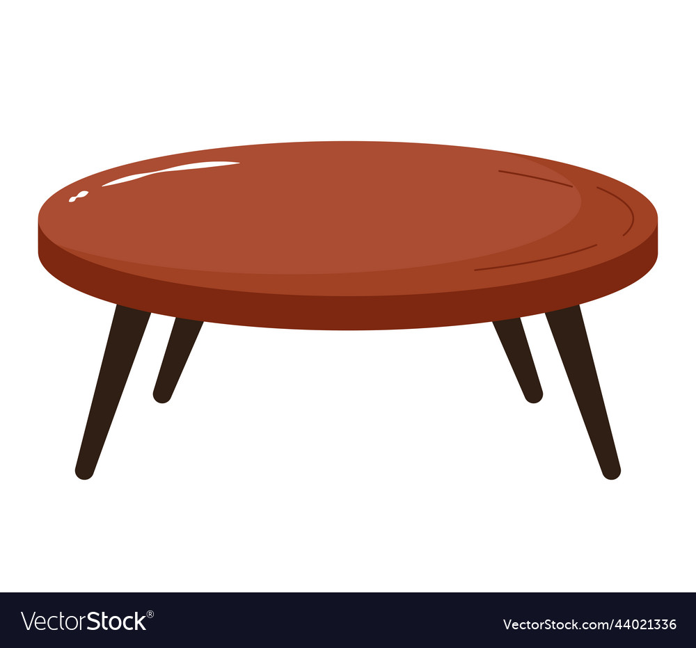 Coffee table design Royalty Free Vector Image - VectorStock