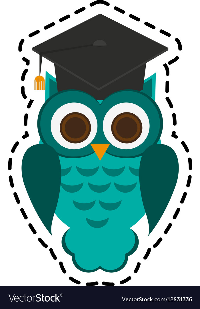 Owl cartoon icon Royalty Free Vector Image - VectorStock