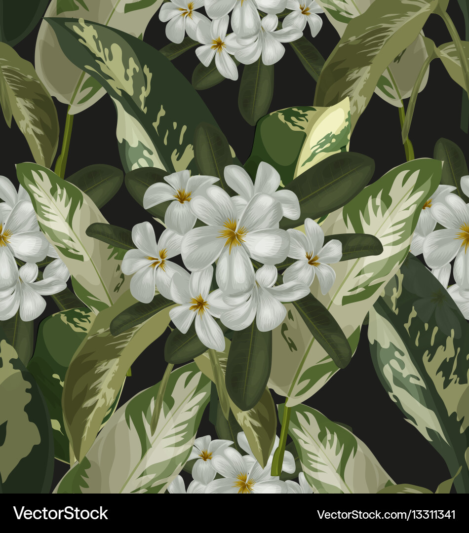 Floral seamless pattern Royalty Free Vector Image
