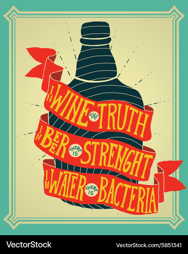 Hand- drawn lettering Royalty Free Vector Image