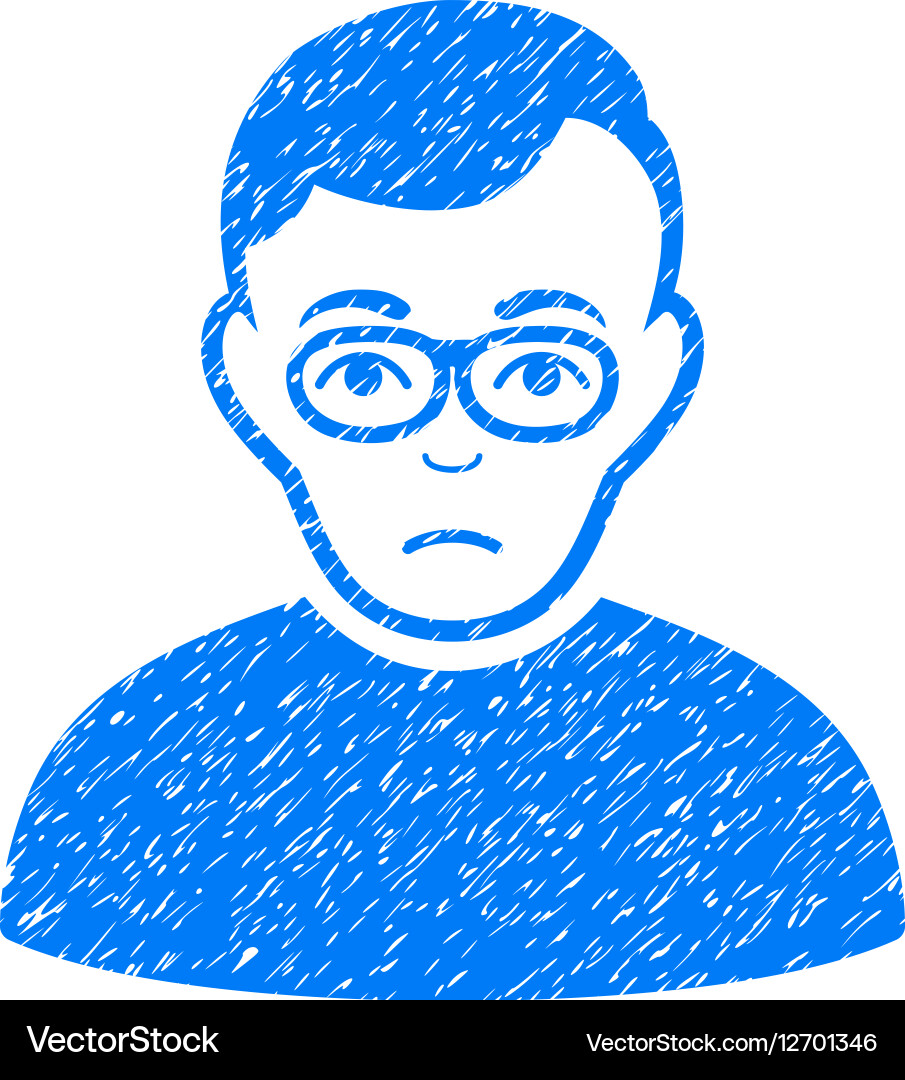 Downer Grainy Texture Icon Royalty Free Vector Image