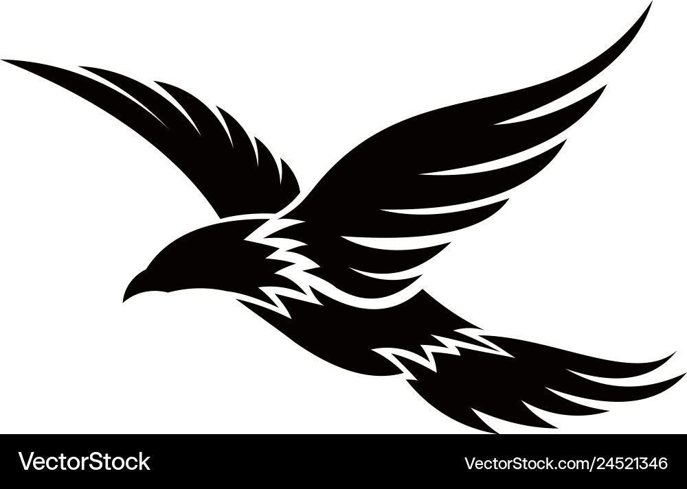 Eagle bird logo Royalty Free Vector Image - VectorStock