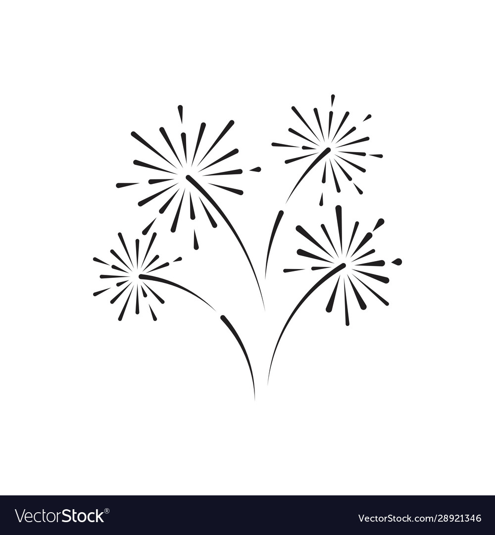 Firework icon Royalty Free Vector Image - VectorStock