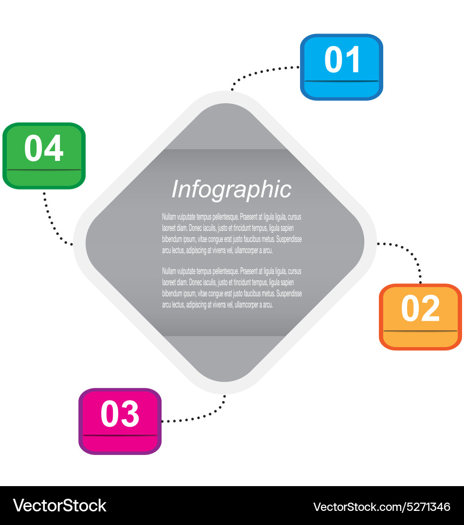 Infographic template Royalty Free Vector Image